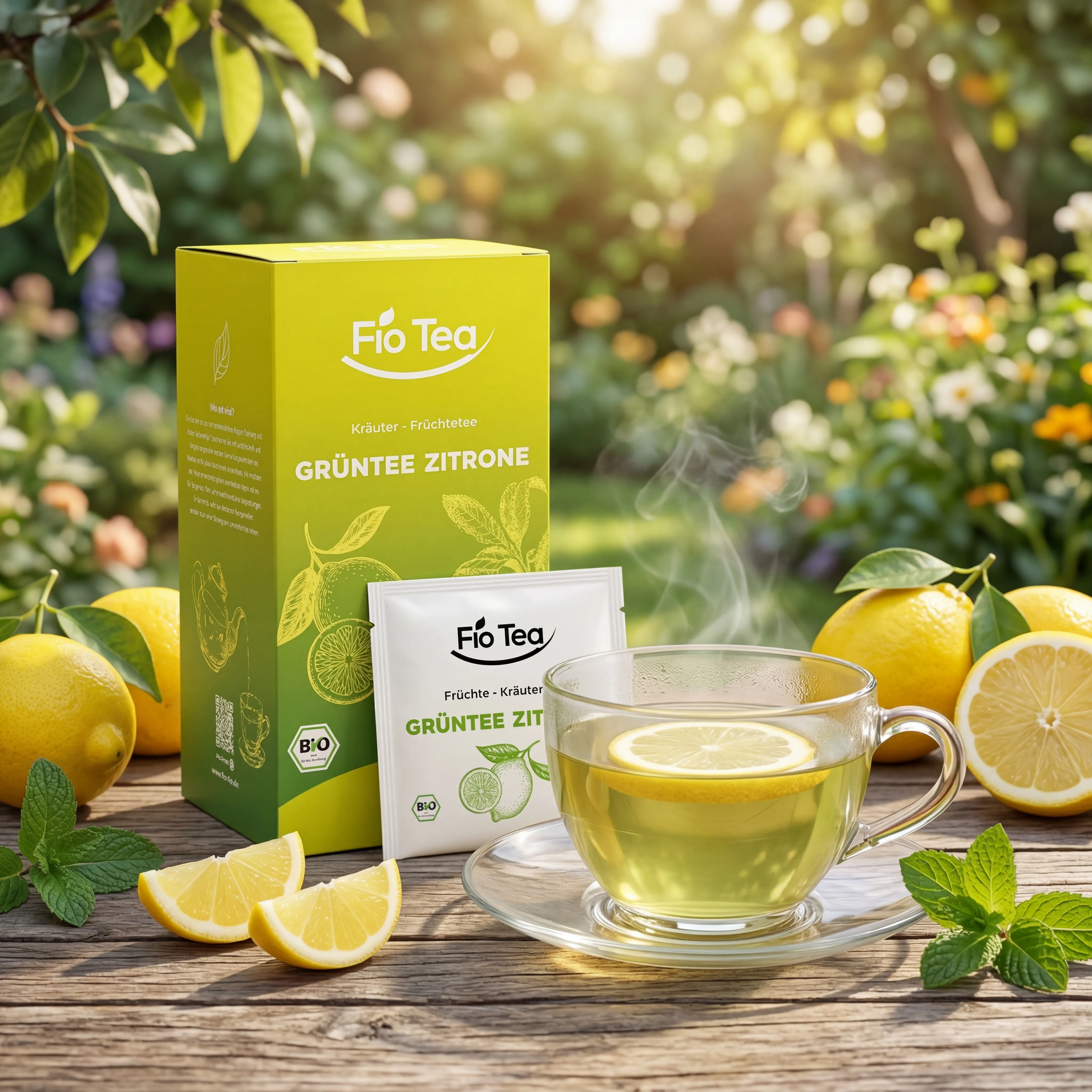 Bio Grüntee Zitrone – Bild 2