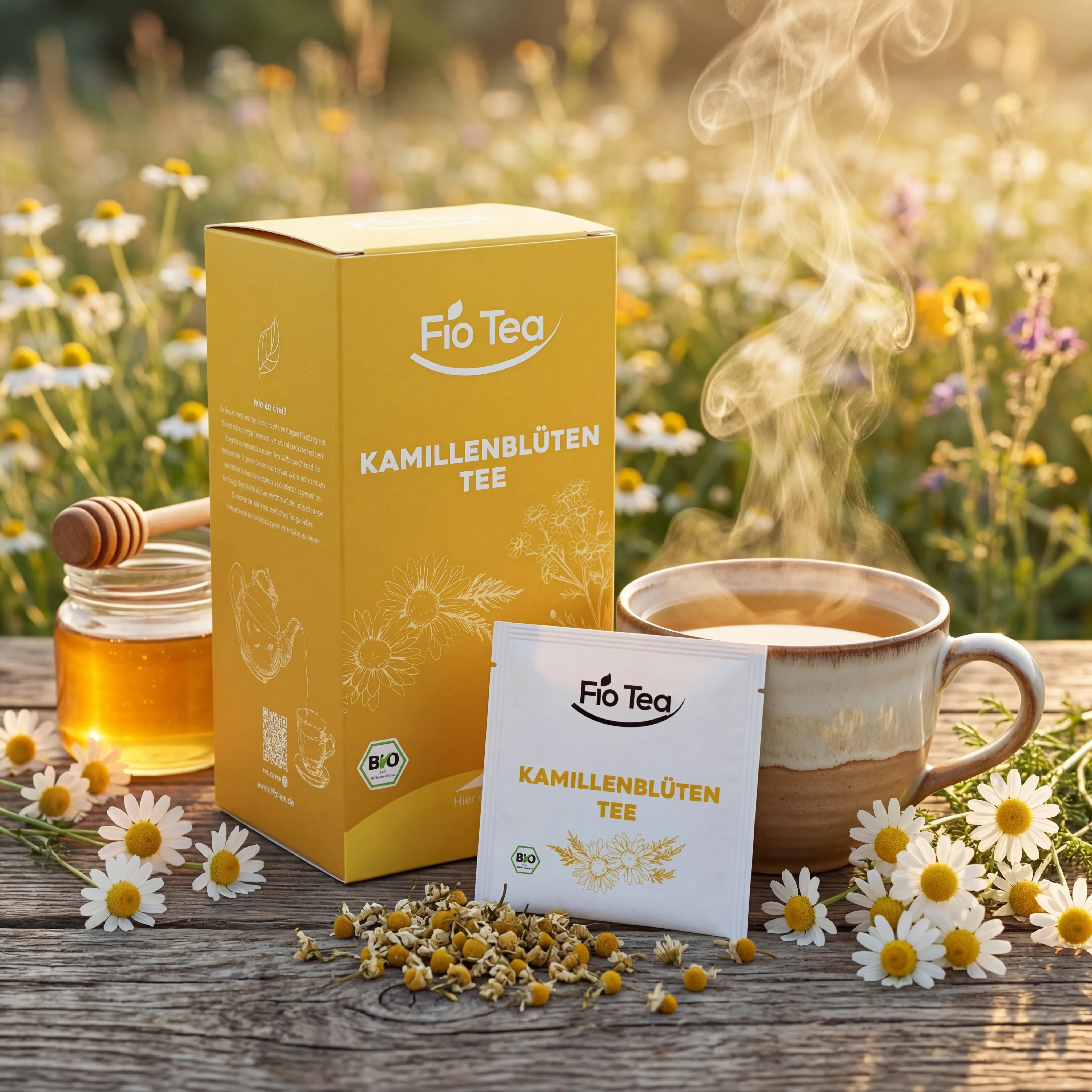 Bio Kamillenblüten Tee – Bild 2