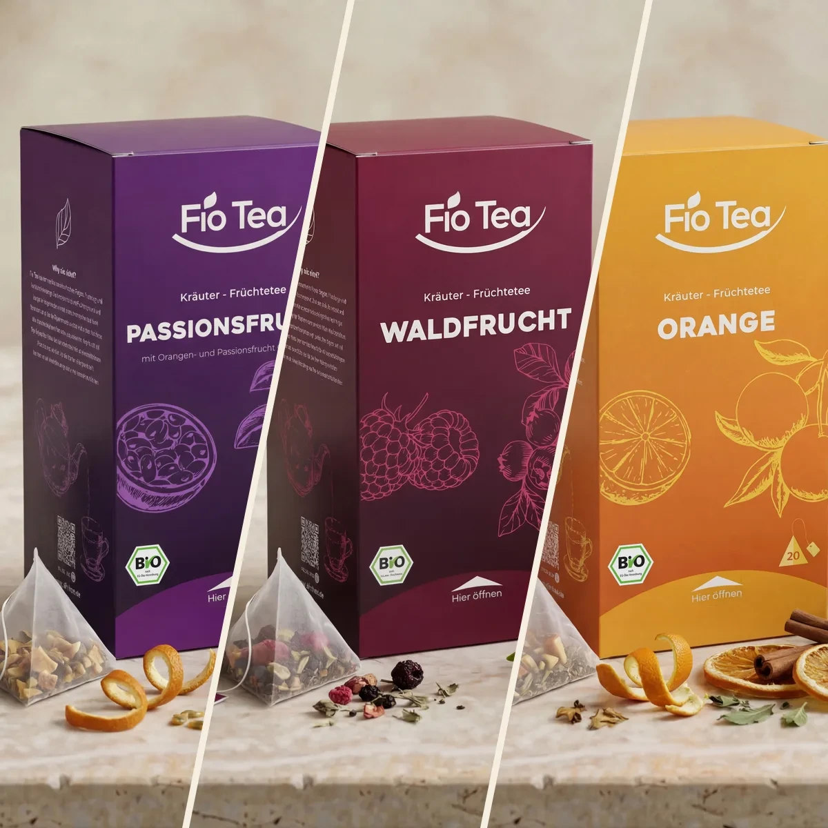 Bio Fruchtliebe: 3er Entdecker-Set