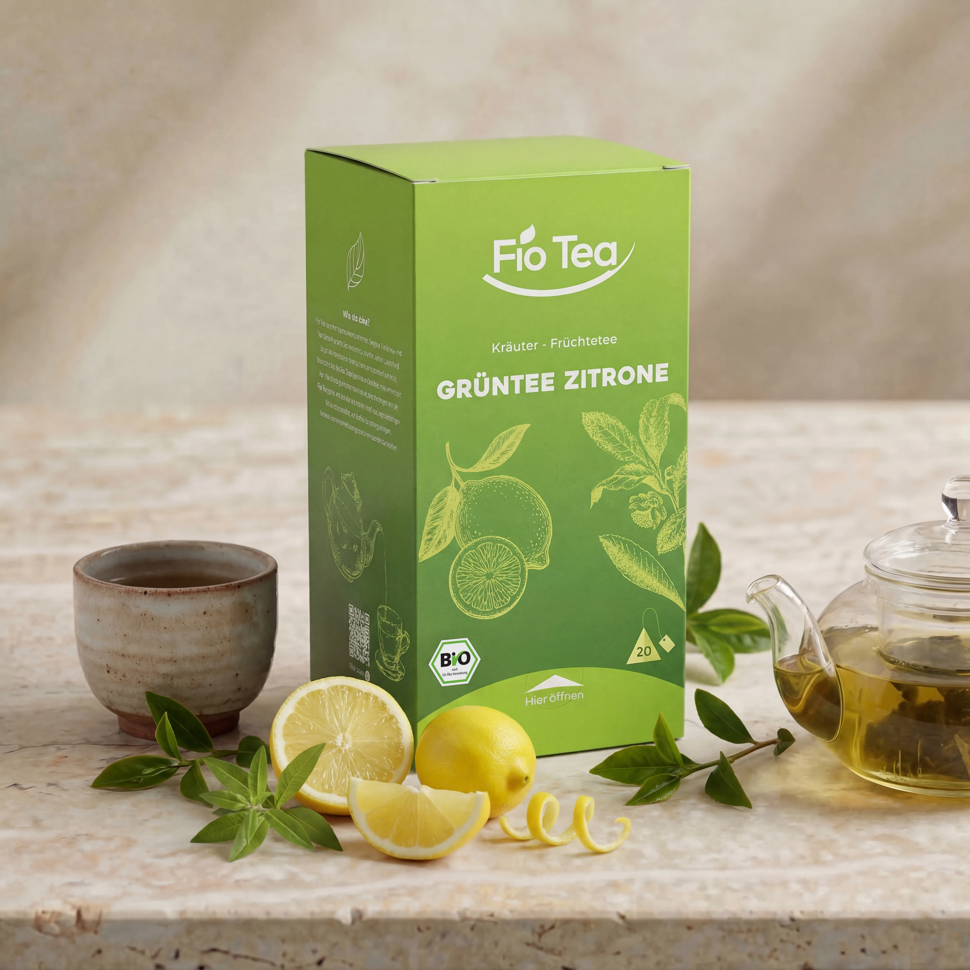 Bio Grüntee Zitrone