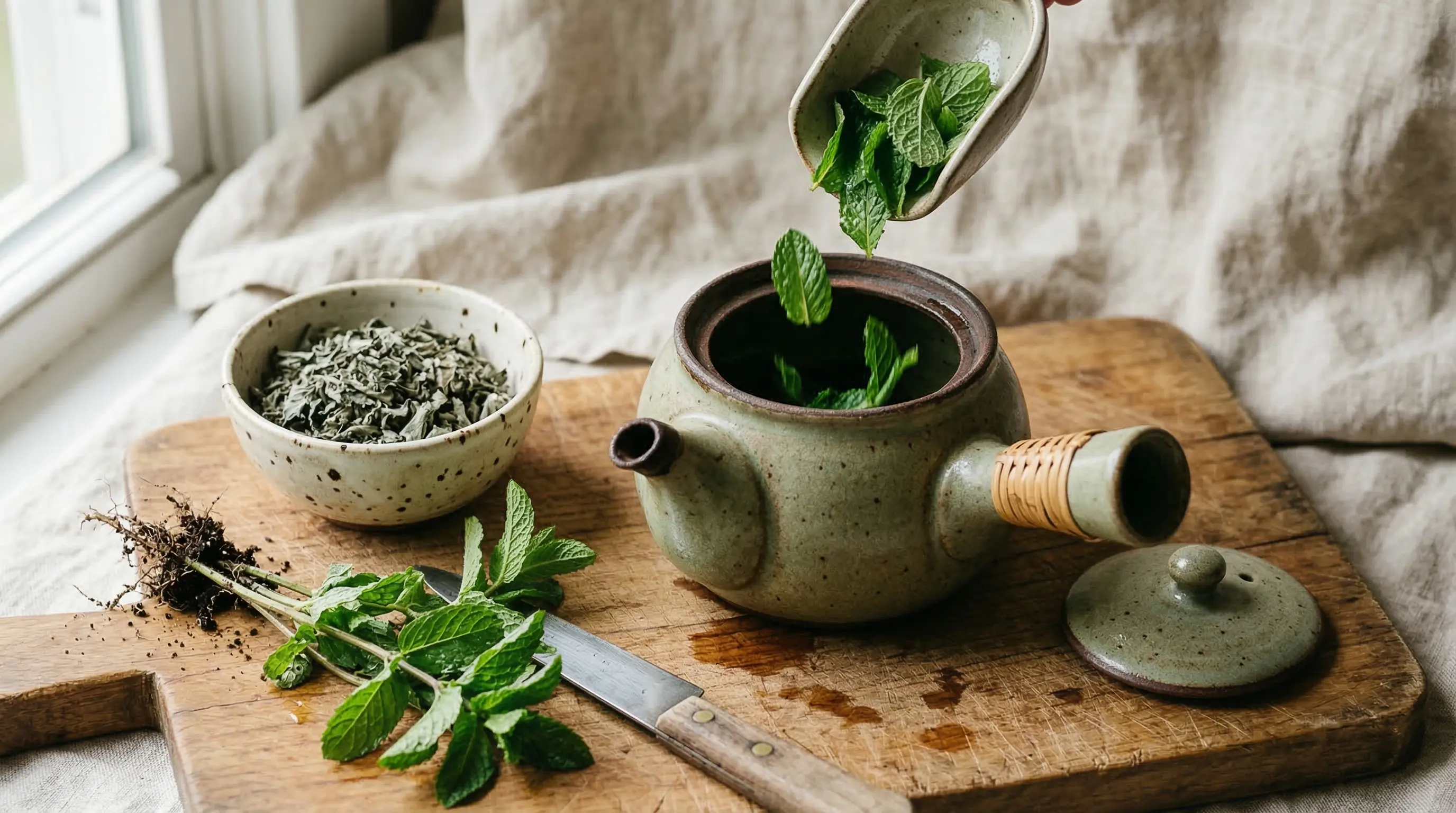 Pfefferminztee richtig zubereiten