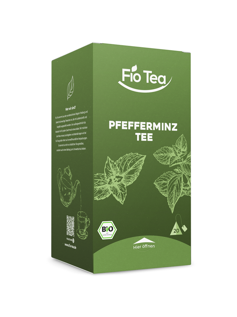 Bio Pfefferminz Tee aus Baden-Württemberg - nachhaltiger erfrischender Kräutertee handverlesen von Fio Tea